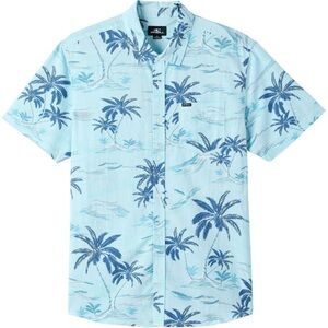 NWT O’Neill Oasis Eco Short Sleeve Standard Button-Up Shirt Size Small